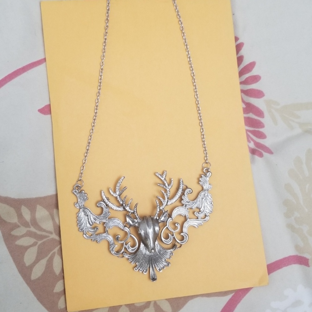 Deer necklace